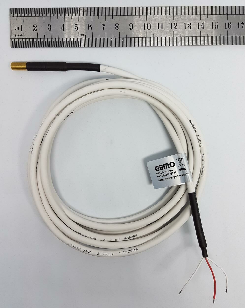 PT100-6H-SLK Sıcaklık Probu Gemo