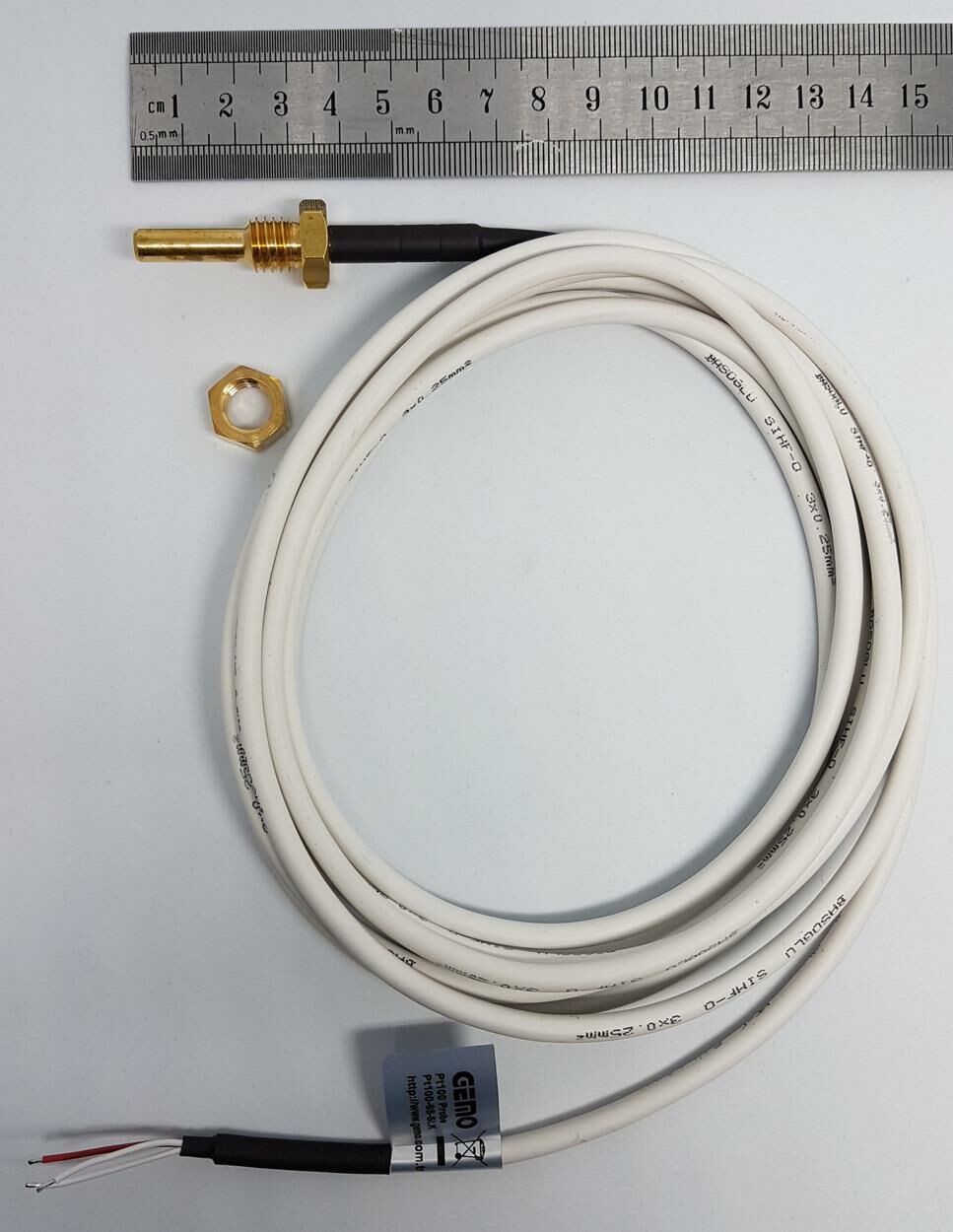 PT100-6S-SLK Sıcaklık Probu Gemo